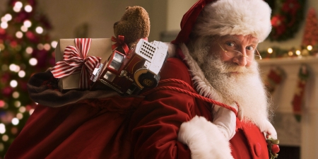 Santa Claus - christmas, santa, craciun, old, gift, man