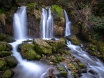 Waterfall on the Bastareny River, Spain