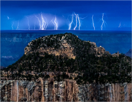 Dancing Lightning - Arizona, scenery, National Park, beautiful, USA, photography, landscape, photo, nature, Utah, Grand Canyon