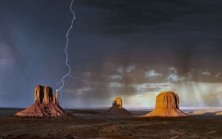 Monument Valley Lightning F1 - wide screen, landscape, utah, photography, monument valley, nature, beautiful, scenery, usa, photo