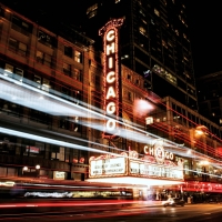 Chicago, Illinois at Night