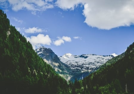 Mountain - sky, tree, nature, mountain