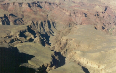 part of the grand canyon - arizona, nature, canyons, grand canyon, usa