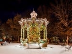 Christmas tree gazebo