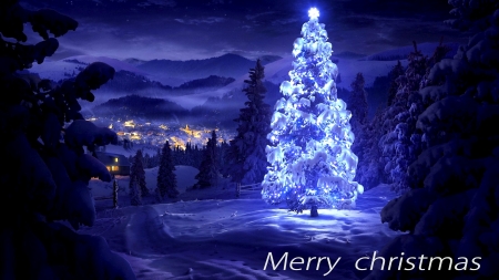 Merry christmas tree - christmas, colorful, beautiful, original, lovely, tree