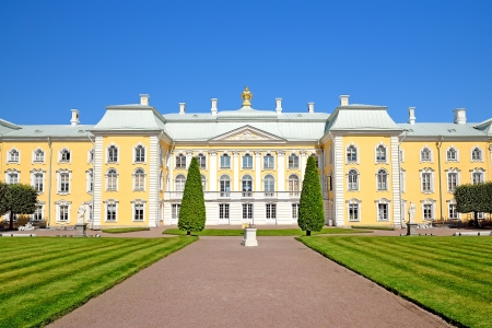 Grand Palace, Peterhof, St. Petersburg - Peterhof, Grand Palace, St Petersburg, palace, Russia, architecture, building