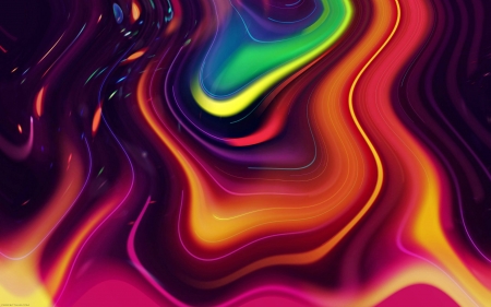 abstract waves - fun, abstract, cool, 3d, waves