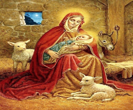 A child is born - mother, birth, Mary, Jesus