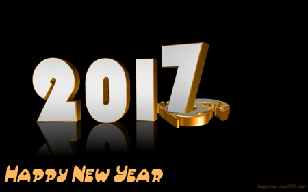 2017 - black, gold, change, year