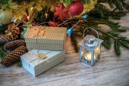 Christmas Gift - Gift, Christmas, decoration, lantern