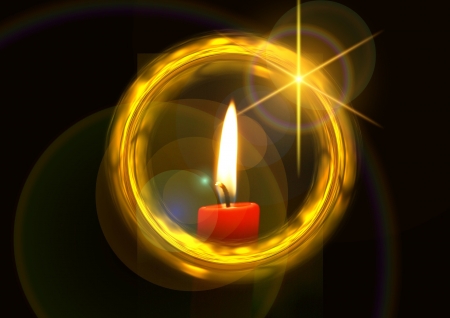 Candle Light - candle, advent, light, winter, christmas