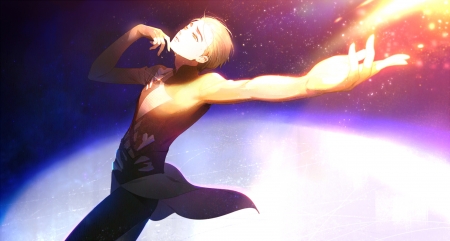 Yuri on Ice - ice, male, yuri on ice, ice skating, yuri katsuki, beautiful, anime, beautiful anime art