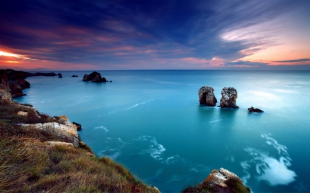 looking out to the west - nature, fun, ocean, cool, sunset