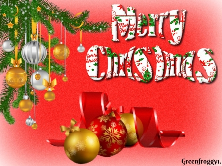 MERRY CHRISTMAS - card, merry, comment, christmas