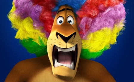 Madagascar 3: Europe's Most Wanted (2012) - rainbow, lion, movie, madagascar 3, colorful, funny, animation, dreamworks