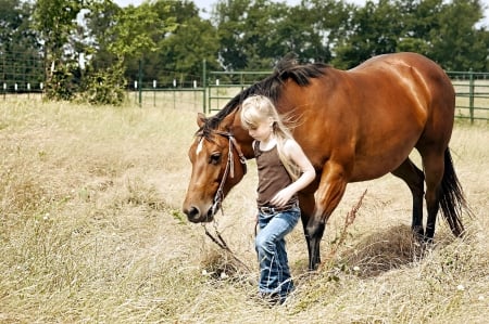 Tough Day.. - style, girls, horse, child, western, ranch, outdoors, cowgirl, fun, female, kids, boots, blondes