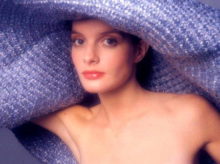 Rene Russo - actress, 2016, hat, rene, wallpaper, russo, model, beautiful, blue, rene russo