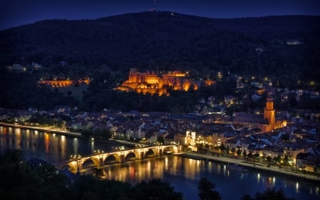 city - fun, cool, river, architecture, bridge