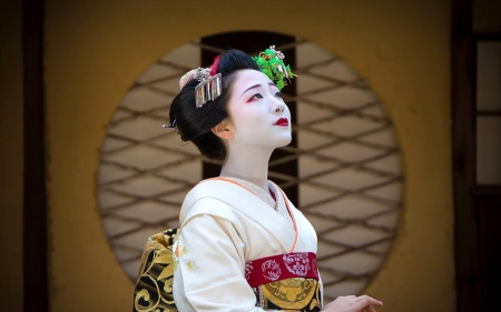 Japanese Geisha Wallpaper (1920x1200) - woman, geisha, girl, japan, geiko, mamefuji, maiko, japanese