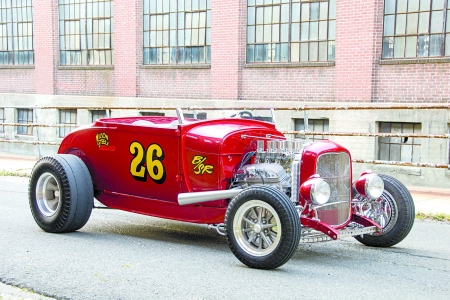 1929-Ford-Sport-Coupe-Roadster - classic, hotrod, red, 1929