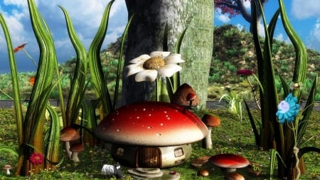 â€¢áƒ¦âœ¿áƒ¦â€¢ - fantasy land, art, 3d, fantasy forest, fantasy