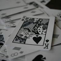 Black and White Cards - King