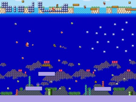 Super Mario Brothers 3: SeaWorld - mario, super mario brothers 3