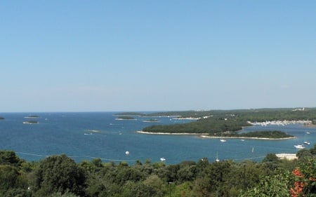 wonderfull sea - islands, croatia, summer, bay, widescreen, view, wunderfull, sea, europe