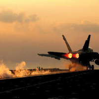 F/A-18 Hornet Taking Off