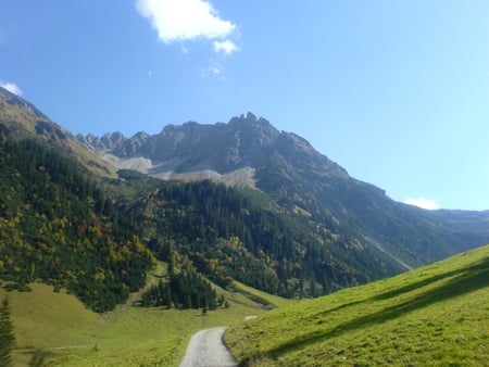 Alpine view - mountains, nature