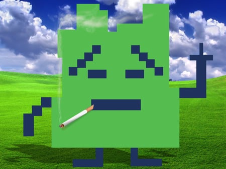 Ignignokt Smoking - 3d, abstract, green