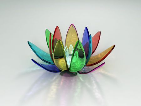 3d flower - abstract, 3d and cg