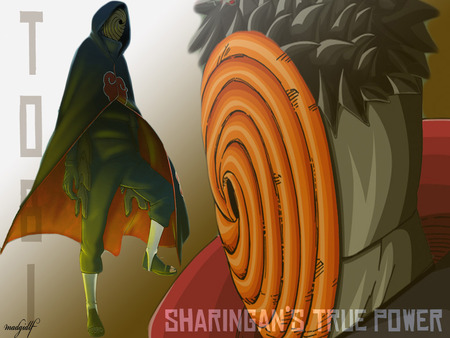 tobi-sharingans - anime, naruto