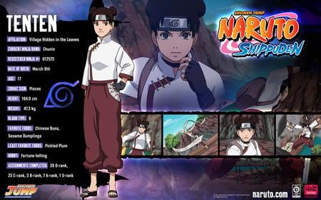 tenten frm naruto - anime, naruto