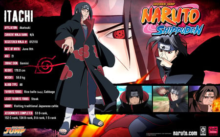 itachi - anime, naruto