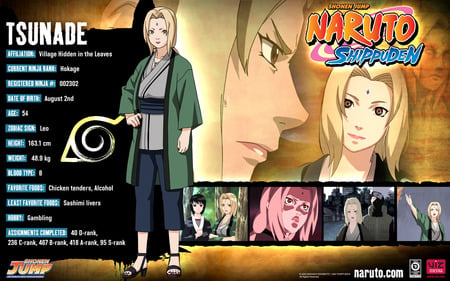 tsunade - anime, naruto