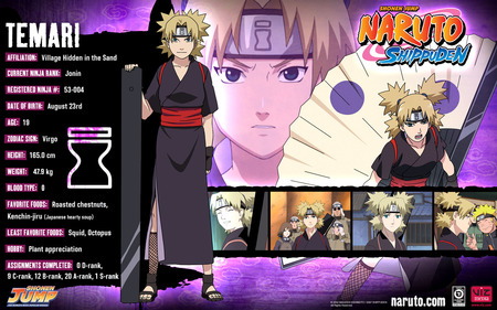 temari - anime, naruto