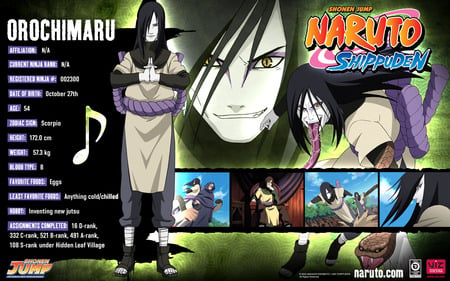 orochimaru - anime, naruto