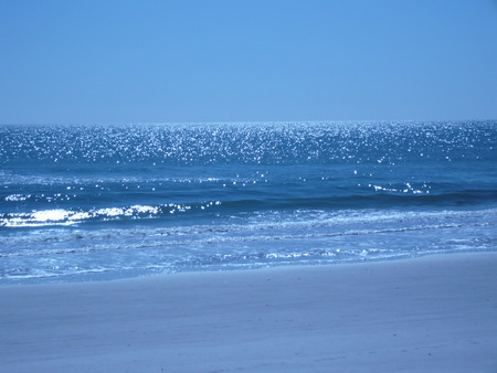 Beach Shimmer - beach, ocean