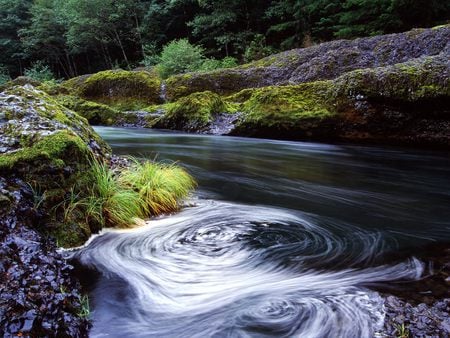 Rivers and Creeks  - landscape, mountain, creeks, river