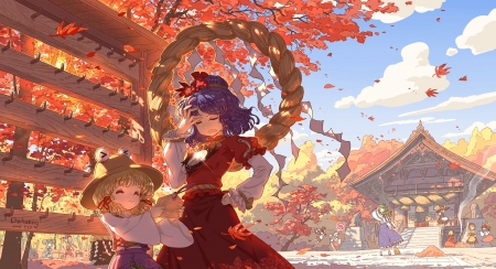 Touhou - cg, touhou, anime, girl, art