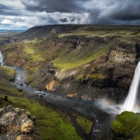 Haifoss Waterfall, Iceland