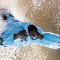 Diver enters the water from 10 metres