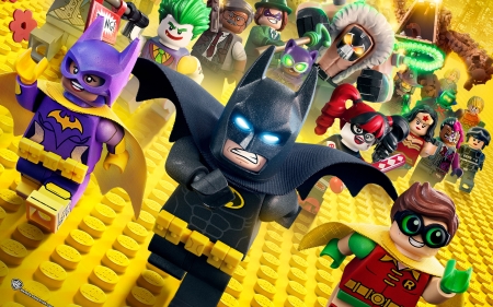 The Lego Batman Movie - 2016, kids, funny, Lego, movie, Batman