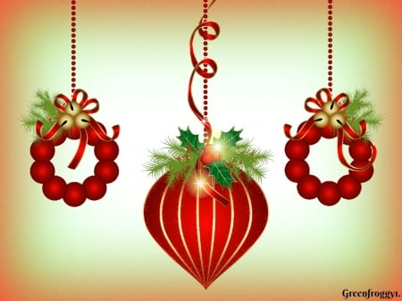 DECORATIONS - creation, abstract, decorations, christmas