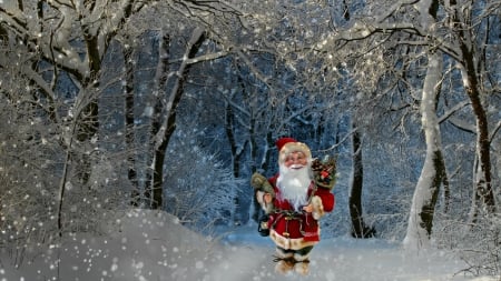 Santa Claus Winter forest