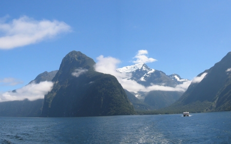 ocean - nature, ocean, mountain, zeland, new