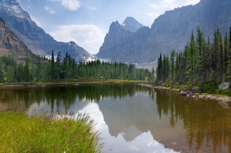 Lake - Lake, trees, water, mountains