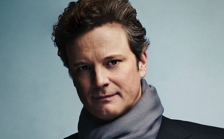 Colin Firth - face, colin firth, man, winter, actor, scarf