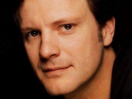 Colin Firth - face, colin firth, man, actor, black